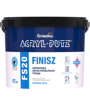 Шпаклівка фінішна готова Sniezka Acryl-Putz finish (17кг) ) 