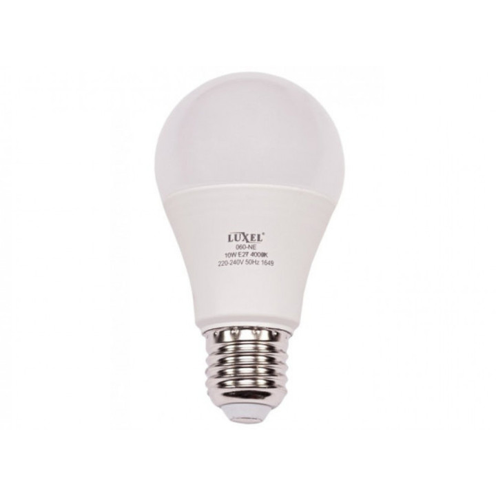 Лампа "LUXEL" LED A-60 10W E-27 060-NE 4000К