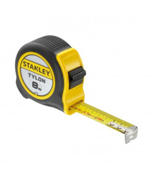 Рулетка STANLEY "TYLON™, 8мх25 мм, в пластиковому корпусі.030-657