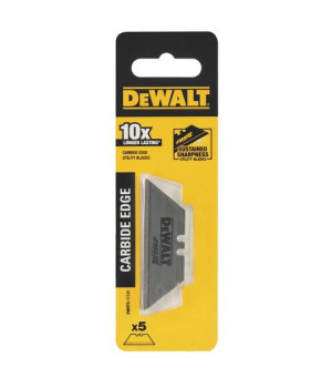 Леза запасні DeWALT Carbide для опоряджувальних робіт, трапецевидне 19мм (5шт/пач)  QWHTO-11131