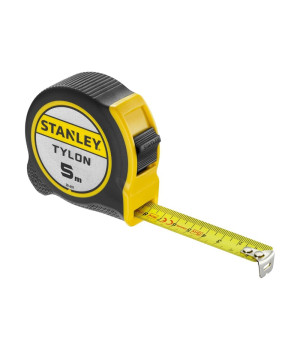 Рулетка STANLEY "TYLON™, 5мх19 мм, в пластиковому корпусі.030-697