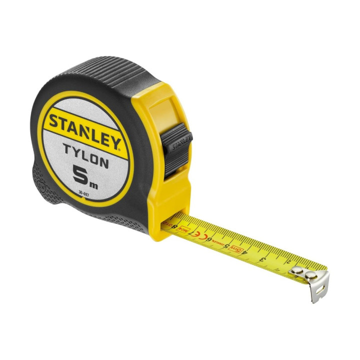 Рулетка STANLEY "TYLON™, 5мх19 мм, в пластиковому корпусі.030-697