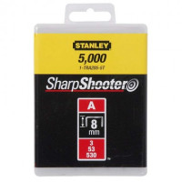  Скоби тип "А, 8 мм,  до степлера ручного STANLEY "Light Duty" (1000шт)1-TRA205T