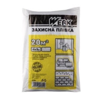 Плівка захисна WERK чорна 15 мкм 4х5м 