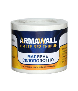 Стрічка армуюча з склохолста  ARMAWALL  0,1 м ширина AW0515 50 г/кв.м 15 м