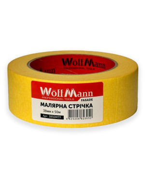 Стрічка фасадна WoffMann  жовта 38мм*50м,