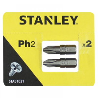 Біта STANLEY  PH2, L=25 мм,( 2шт, блістер.)