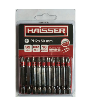 Біта Haisser PH 2x50 мм, набір 10шт, (продаж поштучно)