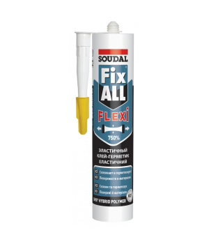  Клей-герметик SOUDAL FIX ALL Flexi (290мл/білий)