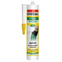 Герметик акриловий SOUDAL (280мл/білий)
