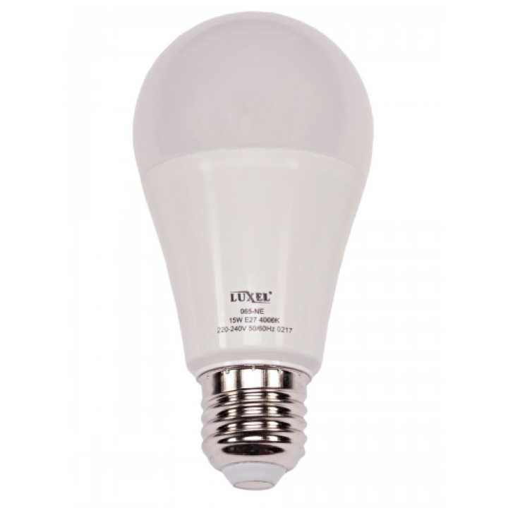 Лампа LED Luxel Куля A-60 12W E-27 064-NE
