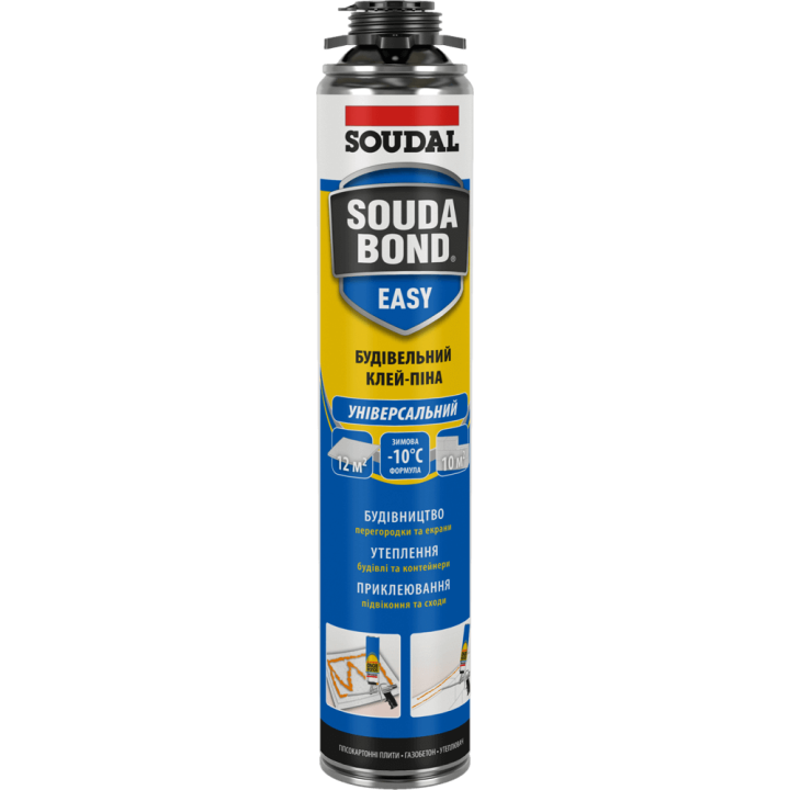 Піна-клей професійна SOUDAL SOUDABOND EASY GUN зима (750мл)