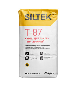 Клей для приклеювання та армування теплоізоляції SILTEK T-87 (25кг)