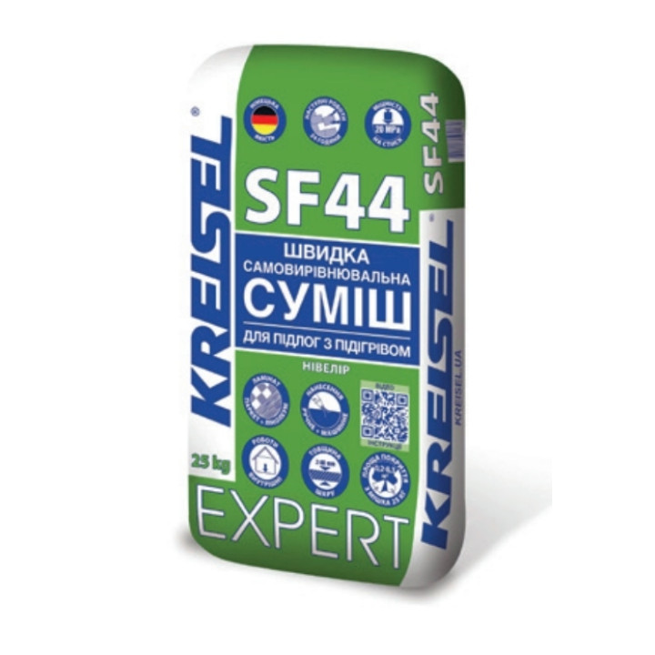 Швидка самовирівнювальна суміш для підлоги   2-80 мм Крайзель SF44 (25 кг)