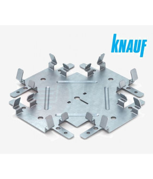 Хрестоподібний з'єднувач однорівневий (краб) KNAUF  CD профілю 60/27(50шт*пач) Німеччина