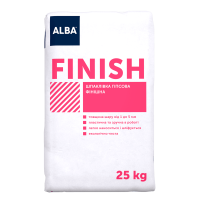 Шпаклівка гіпсова фінішна Альба "FINISH" (25 кг.)