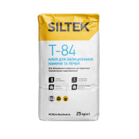 Клей для облицювання камінів та печей  Siltek T-84 (25кг)