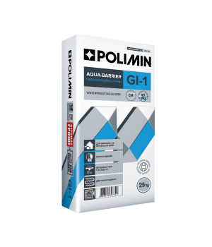  Гідроізоляційна суміш Polimin (ПОЛІМІН) G I-1 (аква-бар'єр) 25кг