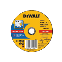 Круг відрізний нержавіюча сталь/листовий метал DeWALT EXTREME 125*1,2*22,23 DT43904