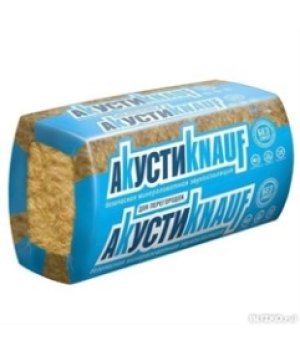  Акустична перегородка утеплювач Knauf Insulation Akustik board M  (1250x610x100 мм) 6,1 кв.м/уп