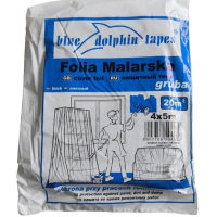 Плівка захисна  Blue Dolphin 4х5 м 15 мкм (блакитна,напівпрозора)
