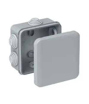 Коробка розподільна зовнішня 114х114х57 IP55 квадратна ( факт 100х100х50)