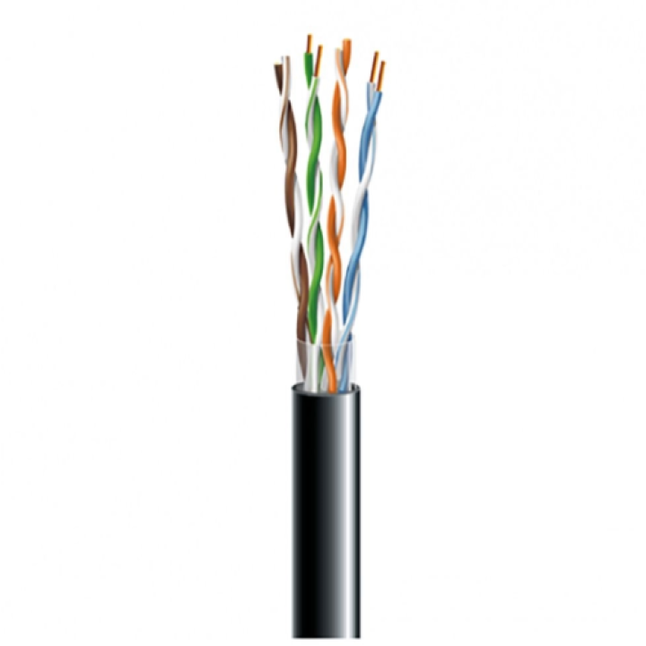 Кабель ЗЗЦМ UTP вн Category 5e U/UTP 4х2х24 AWG мідь (305м. в упаковці)