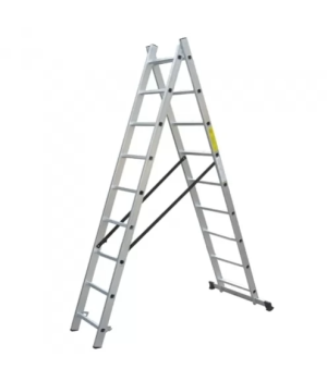 Драбина універсальна WERK LZ2108Q 2*8, довжина 3,7/2,3м, вага 7,7кг