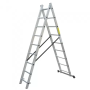 Драбина універсальна WERK LZ2108Q 2*8, довжина 3,7/2,3м, вага 7,7кг