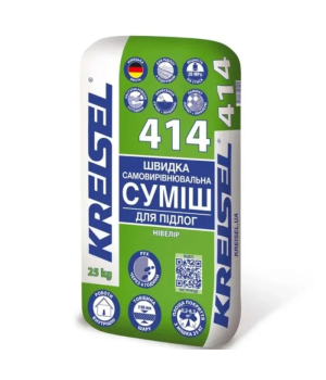 Швидка самовирівнювальна суміш для підлоги 2-80 мм Крайзель 414  20 МПа (25кг)