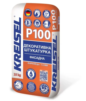 Штукатурка камінцева Баранець 2,0мм Kreisel (Крайзель) Р 100 (25 кг) біла