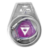 Шланг для душу TOPAZ TSH-6004-120 хром 120см посилений