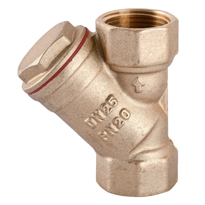 Фільтр грубого очищення латунний  1/2" Solomon ( 0058011 ) з вушком