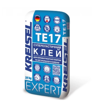 Супер эластичный клей для плитки Kreisel Expert TЕ17 (Крайзель) (25 кг)