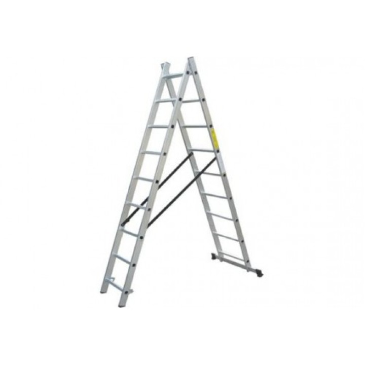 Драбина універсальна WERK LZ2109 2*9, довжина 4,2/2,6м, вага 8,6кг