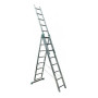 Драбина універсальна WERK LZ3208Q 3*8 сх, довжина 5,1/2,3м, вага 12,1кг