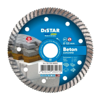 Круг алмазний відрізний Distar Turbo 125х2,2х8х22,23 Beton