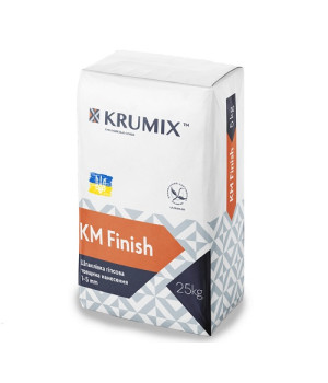 Шпаклівка гіпсова KRUMIX KM фініш (25кг)